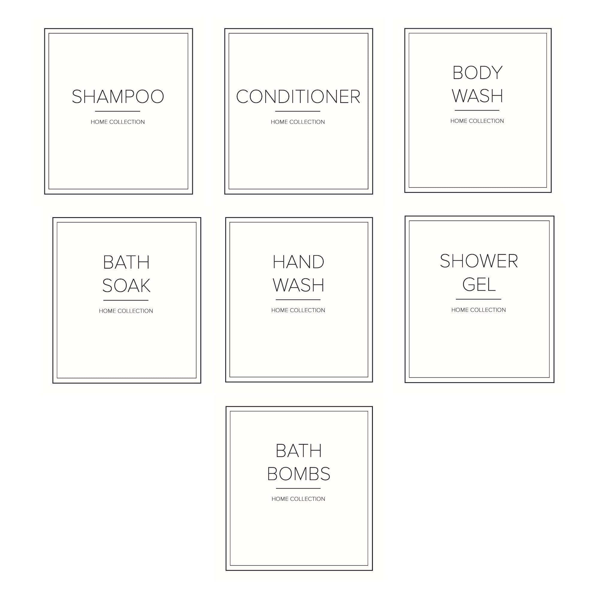 Home White Laundry Labels – Kath&Kin