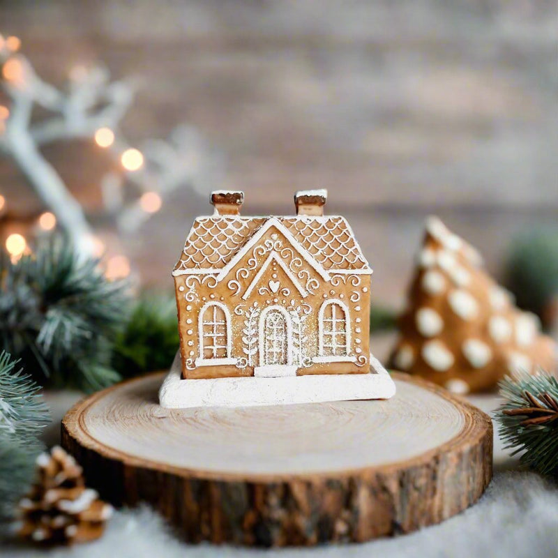 Gingerbread House Incense Cone Burner