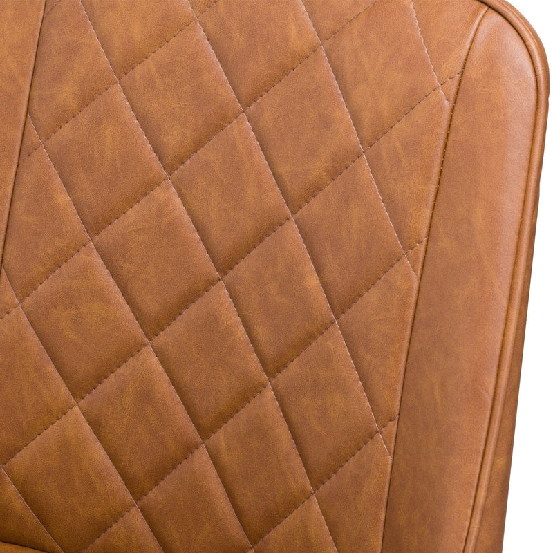 Brown Tan Leather Chair
