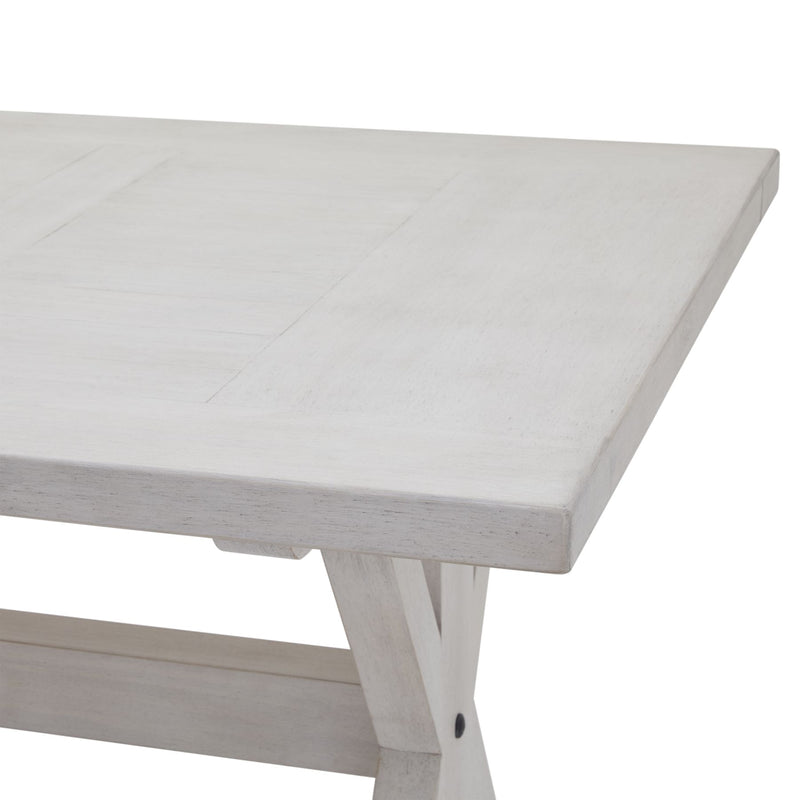 Elysian White Pine 6 Seater Dining Table