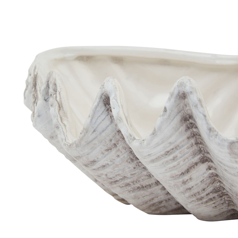 Decorative Ceramic Shell Bowl