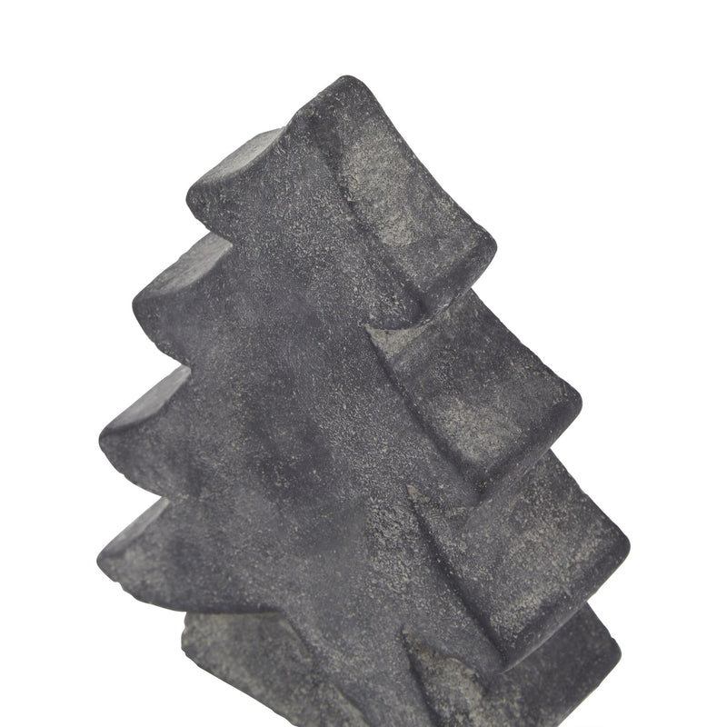 Ceramic Grey Christmas Tree Ornament