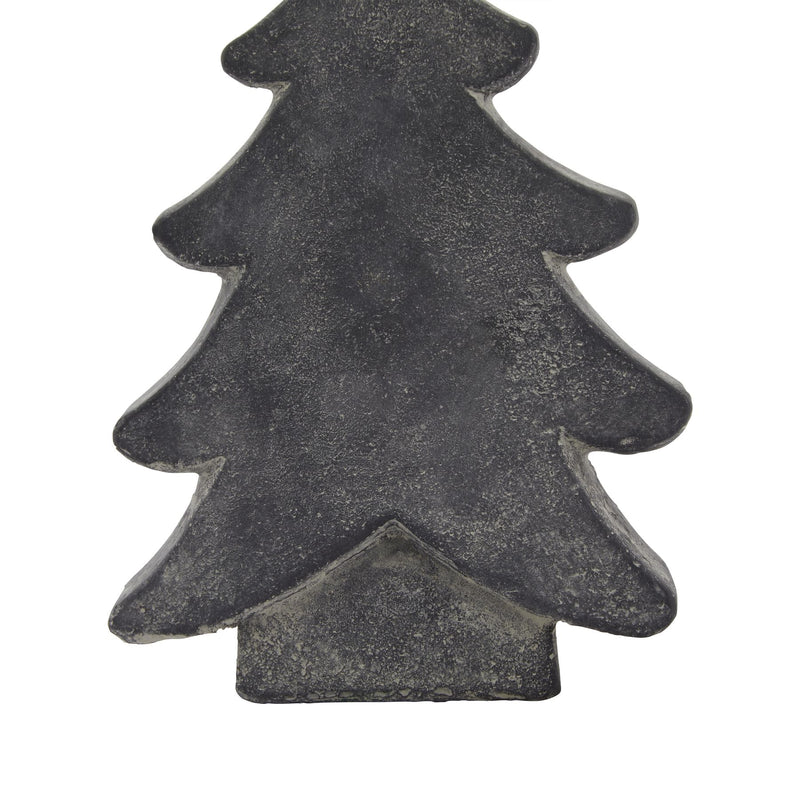 Ceramic Grey Christmas Tree Ornament