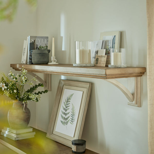 Elena Collection Small Pine Shelf