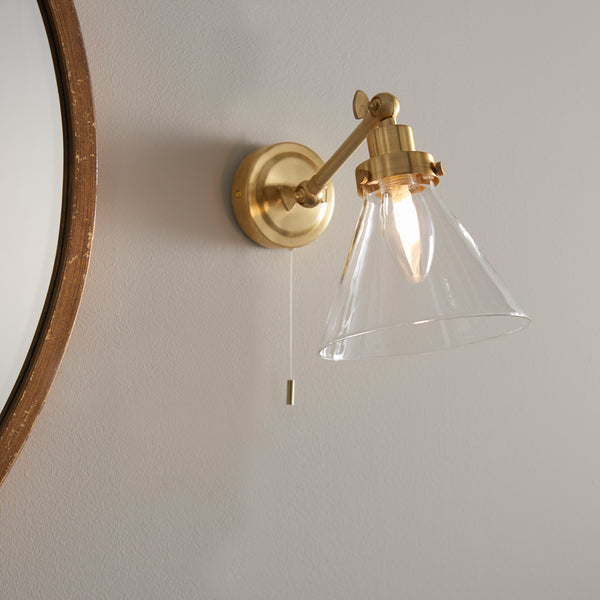 Serena Gold Bathroom Wall Light