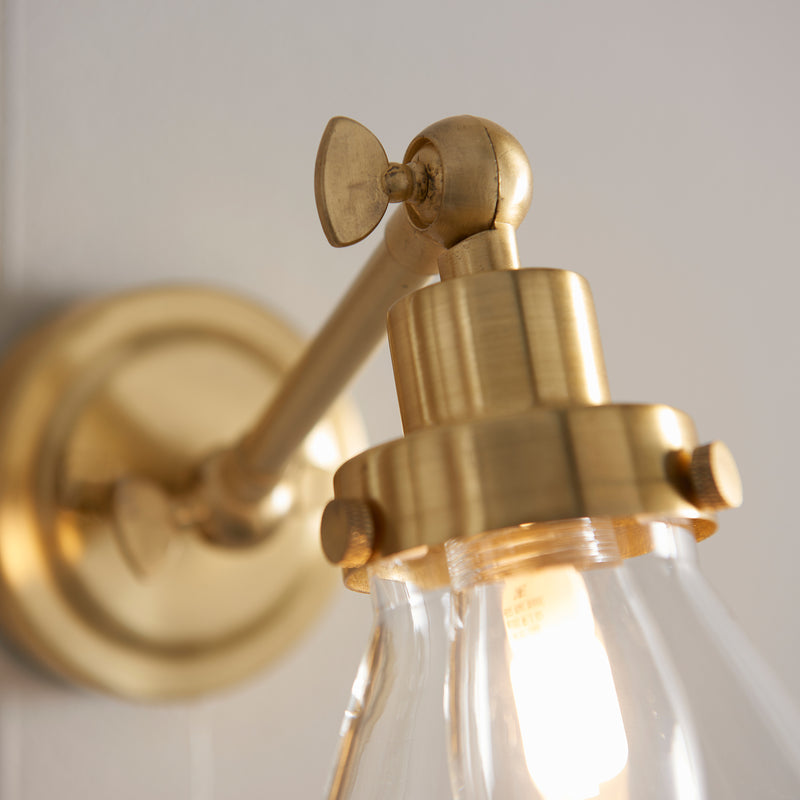 Serena Gold Bathroom Wall Light