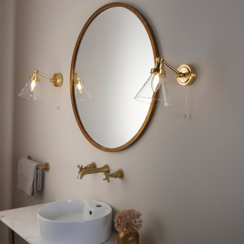 Serena Gold Bathroom Wall Light