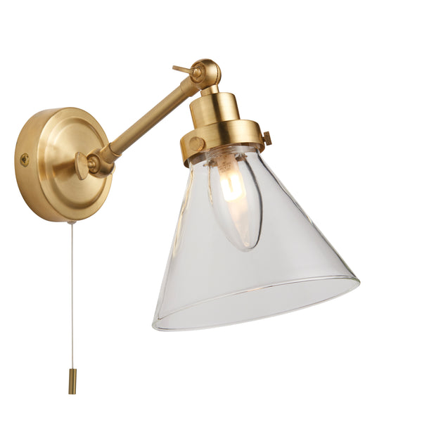 Serena Gold Bathroom Wall Light