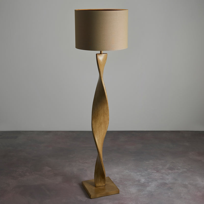 Helix Wood Floor Lamp