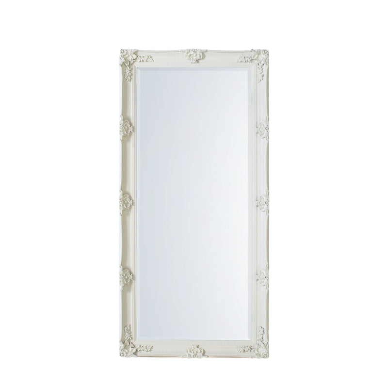 Large Lumière Blanc Standing Mirror
