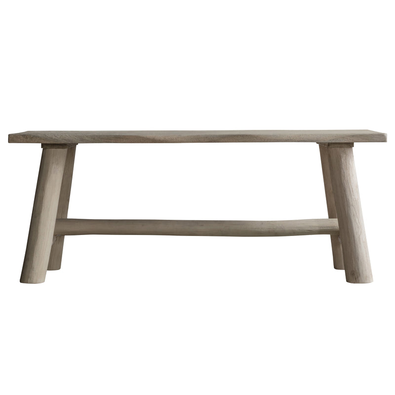 RUSTIC EDGE SMALL NATURAL BENCH
