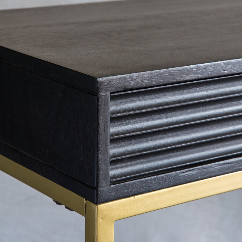 The Luxe Noir Black Console Table