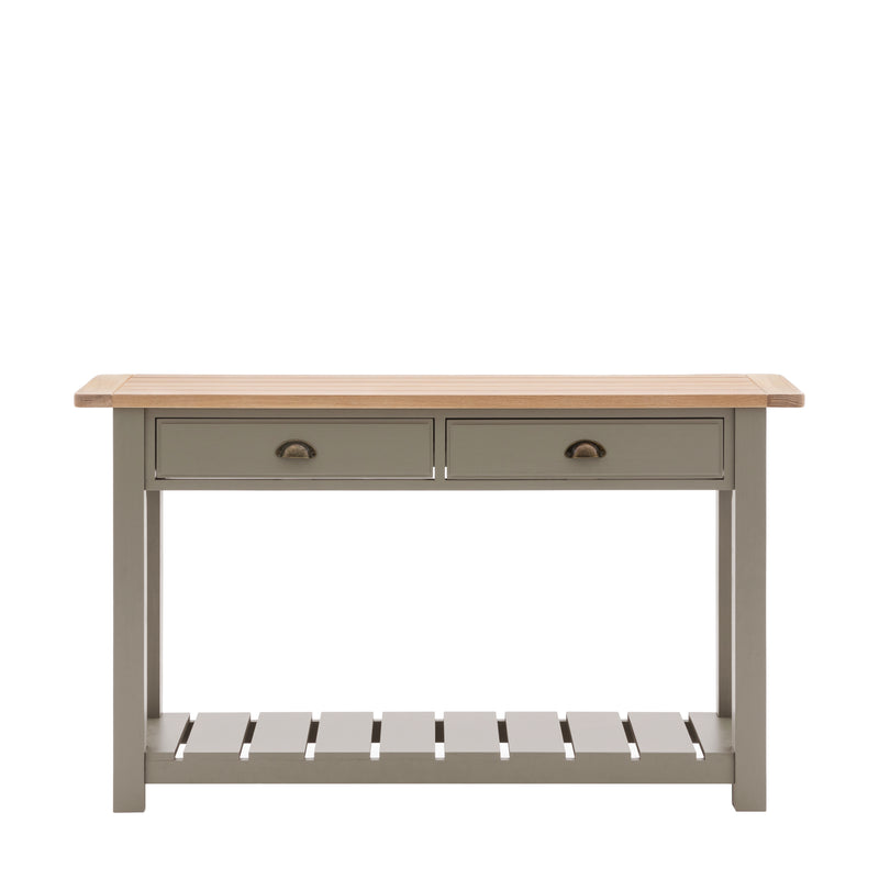 Farmington Oak Console Table- Prairie