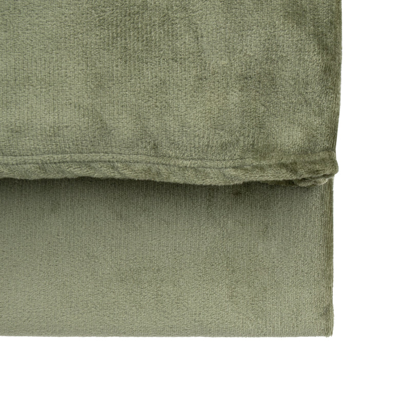 Olive Green Fleece Blanket