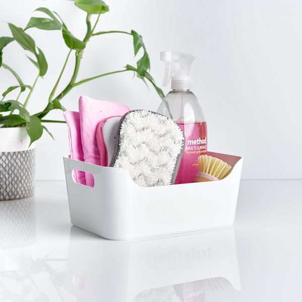 White Plastic Storage Boxes (Seconds)