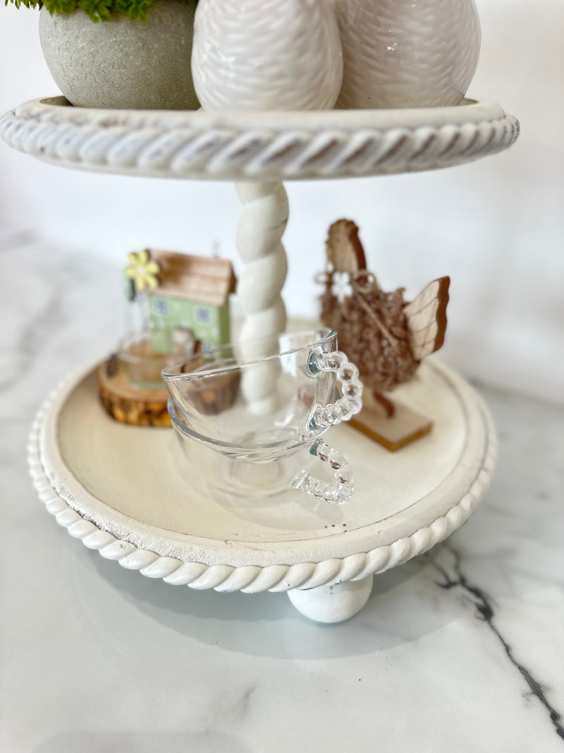 White 3 Tier Styling Tray
