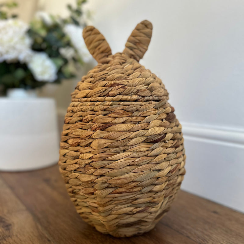 Wicker Bunny Ears Storage Basket