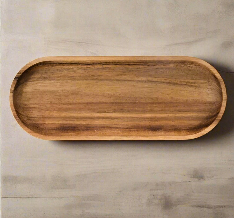 Wooden Rectangle Styling Tray