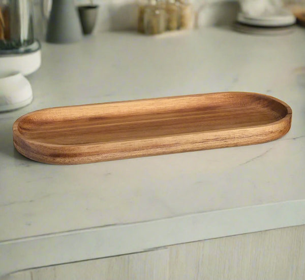 Wooden Rectangle Styling Tray