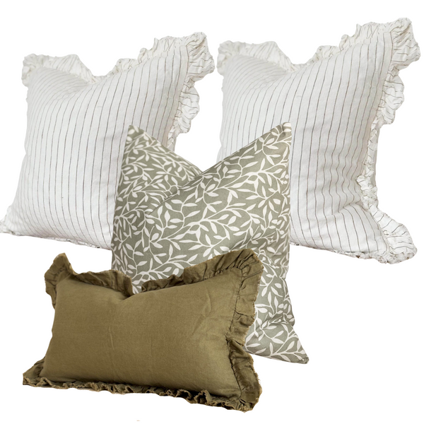 Alexander Olive Cushion Collection