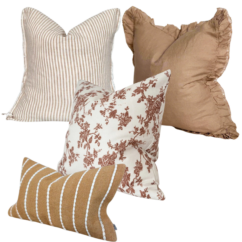 Sunset Orange County Cushion Set