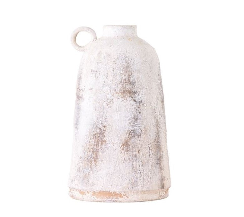 Elara Textured Bottle Vase - Large