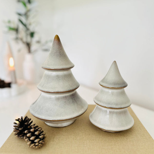 Neutral Christmas Tree Ornaments (2 Sizes)