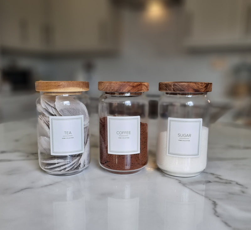 Home Tea Coffee Sugar Labels Bundle