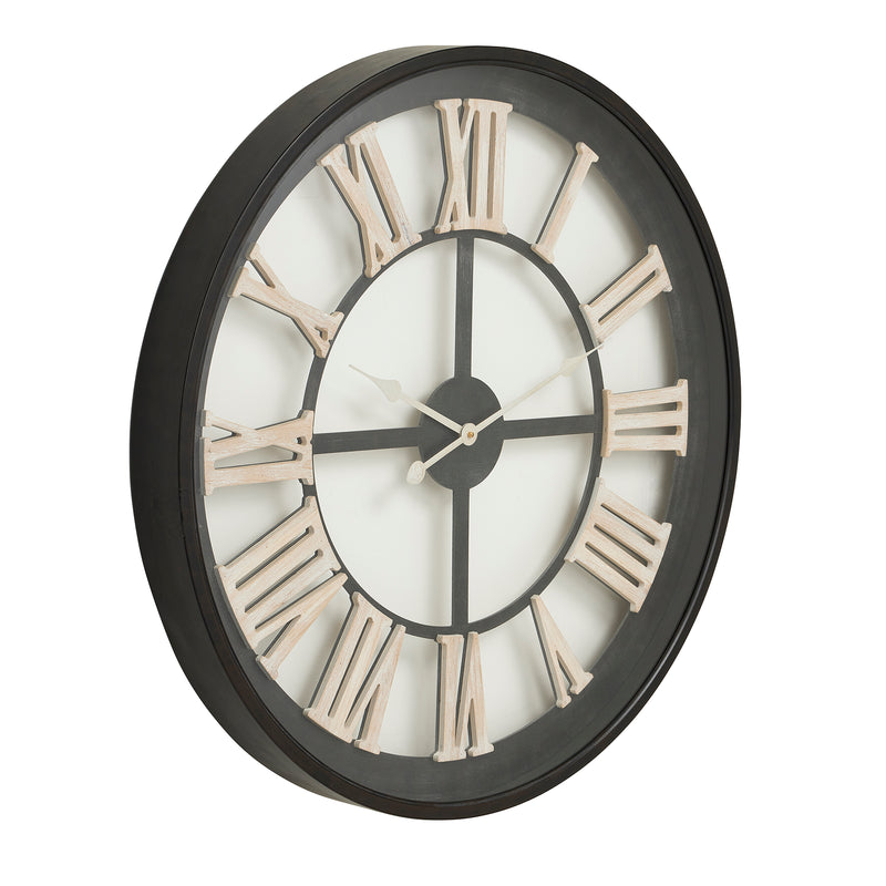 The Albus Black Framed Wall Clock