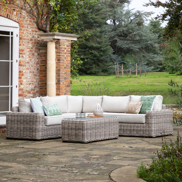 The Sienna Rattan Corner Lounge Set